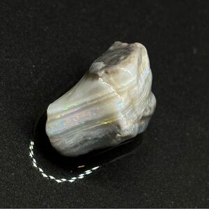 Multiple Barred Rough Australian Mintabie Opal Full Of Gorgeous Fires